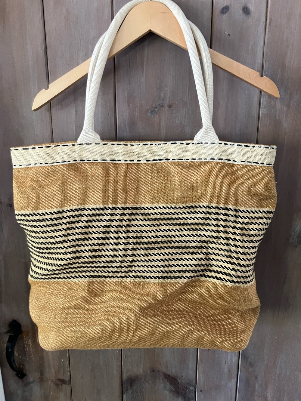 Woven, Lined Tote
